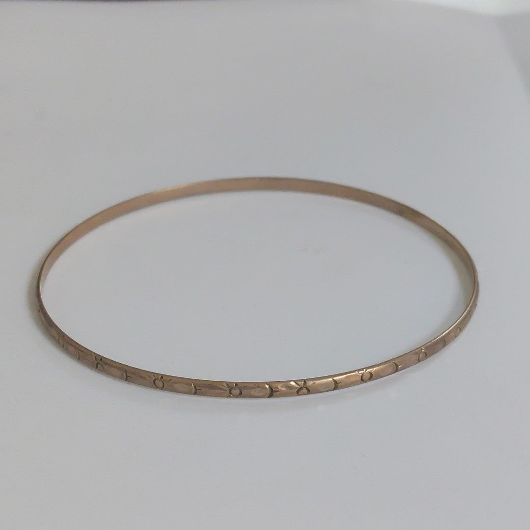 PULSERA RIGIDA ORO 10 K 4 GRMS (SEMINUEVO)