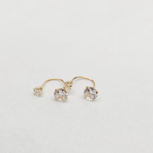 ARETES PAR ORO 10 K 0.6 GRMS (SEMINUEVO)