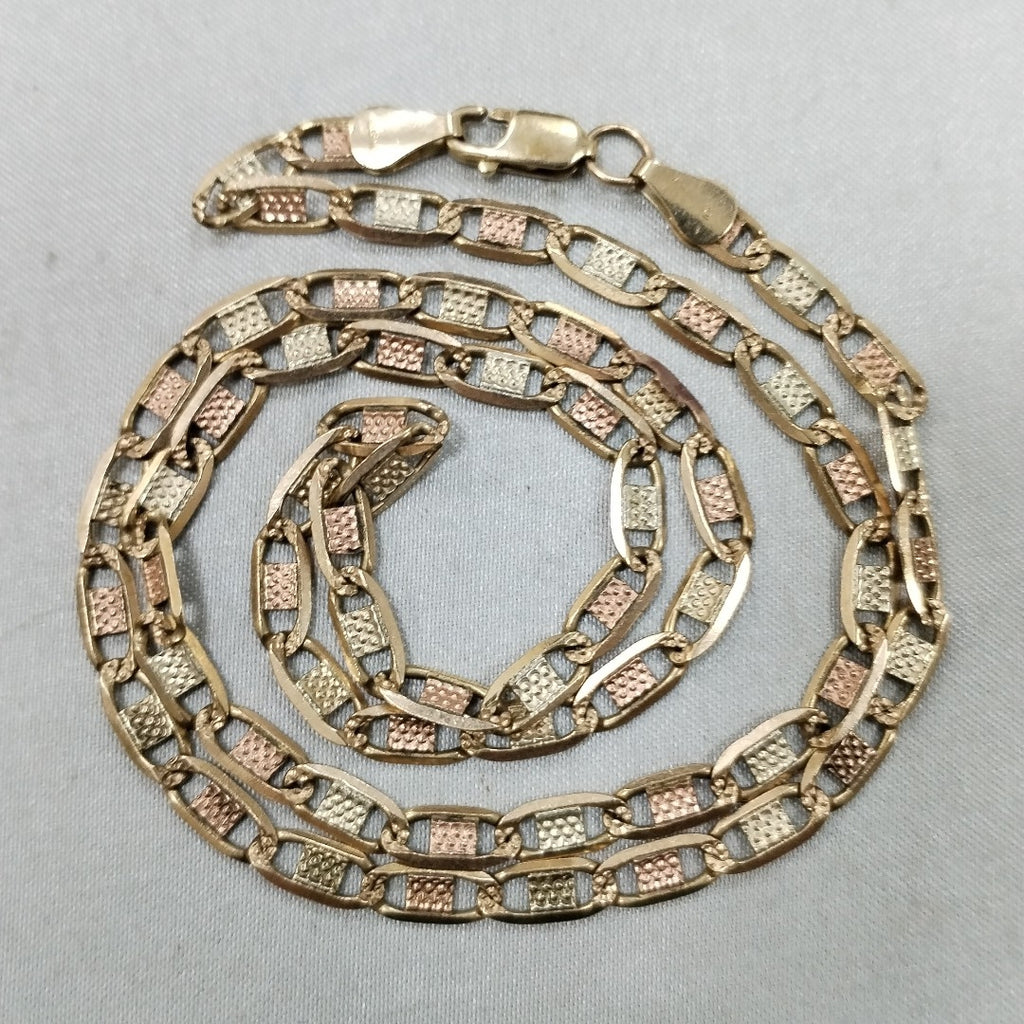 CADENA ORO,ORO COMBINADO 10 K 12,40 GRMS (SEMINUEVO)
