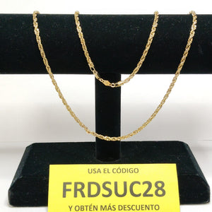 CADENA ORO 14 K 12.5 GRMS (SEMINUEVO)