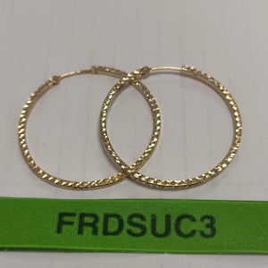 ARRACADAS PAR ORO 14 K 2,60 GRMS (SEMINUEVO)