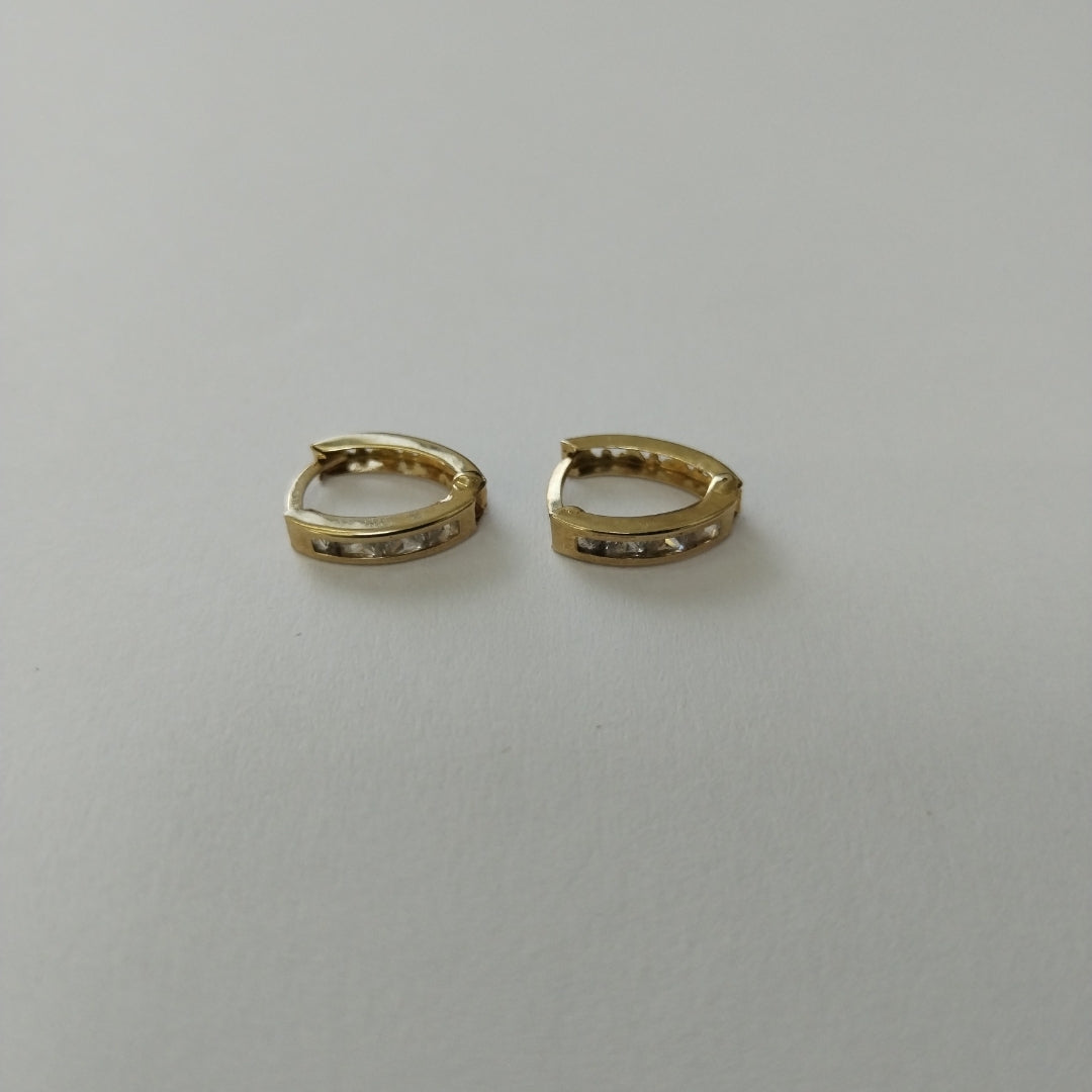 ARRACADAS PAR ORO 10 K 0.7 GRMS (SEMINUEVO)