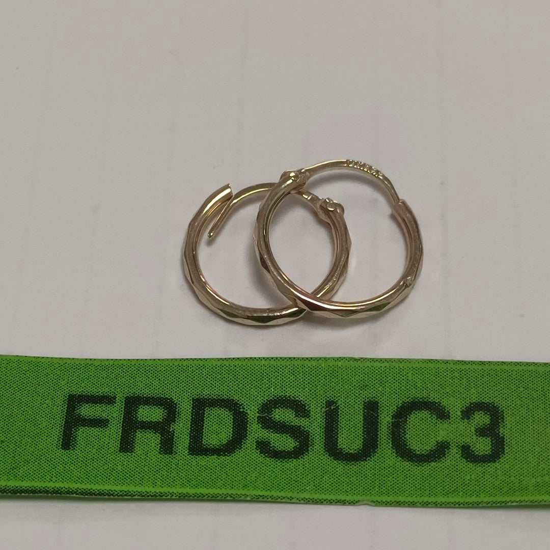ARRACADAS PAR ORO 14 K 0,90 GRMS (SEMINUEVO)