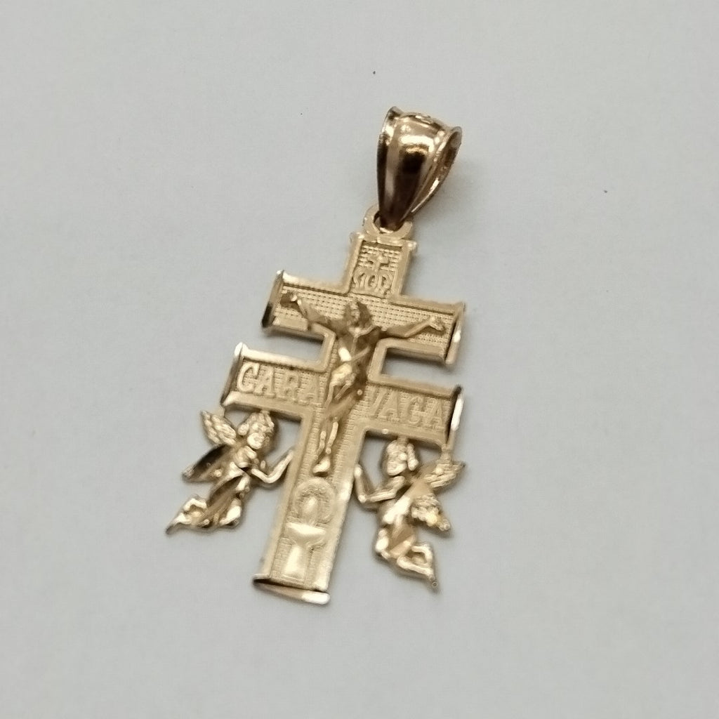CRUZ DE CARAVACA ORO 14 K 2,80 GRMS (SEMINUEVO)