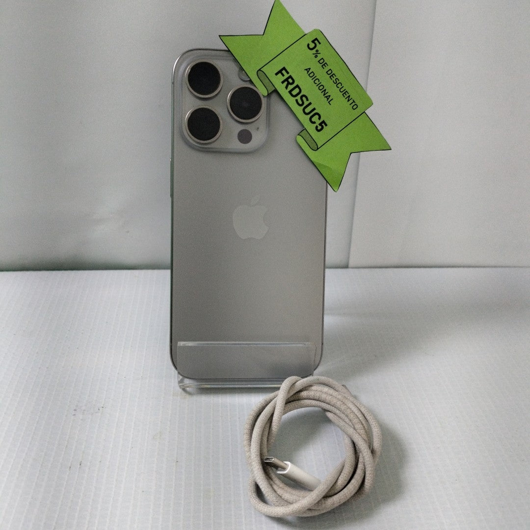 CELULAR APPLE IPHONE 15 PRO A3101 512 GB 8 GB RAM (SEMINUEVO)