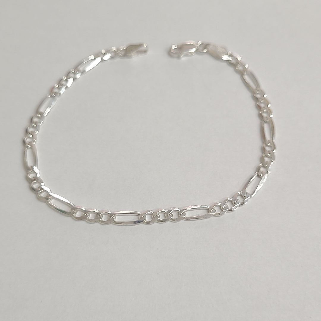 PULSERA 3X1 PLATA .925 21 CM 4.33 GR (NUEVO)
