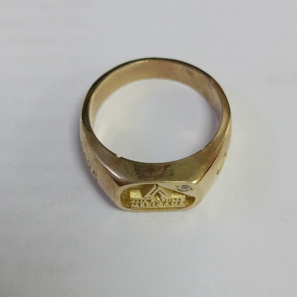 ANILLO CONMEMORATIVO ORO 8 K 7,50 GRMS (SEMINUEVO)
