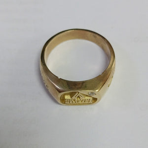 ANILLO CONMEMORATIVO ORO 8 K 7,50 GRMS (SEMINUEVO)