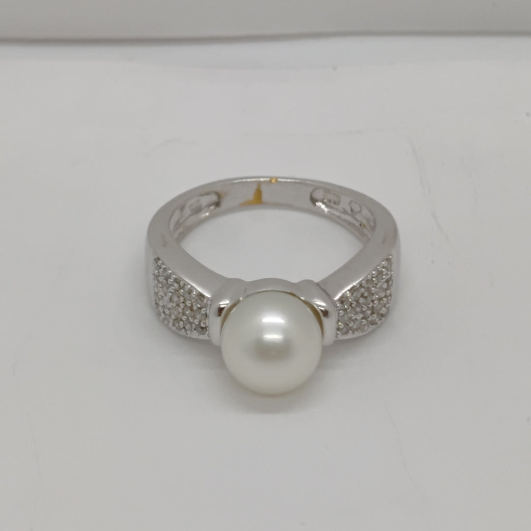 ANILLITO ORO BLANCO 14 K 4.6 GRMS (SEMINUEVO)