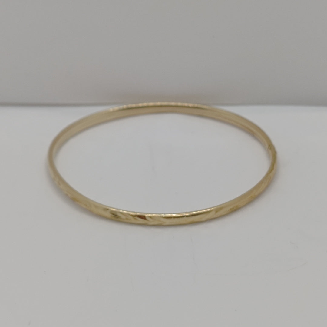 PULSERA RIGIDA ORO 10 K 3 GRMS (SEMINUEVO)