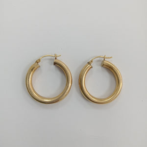 ARRACADAS PAR ORO 14 K 4.8 GRMS (SEMINUEVO)