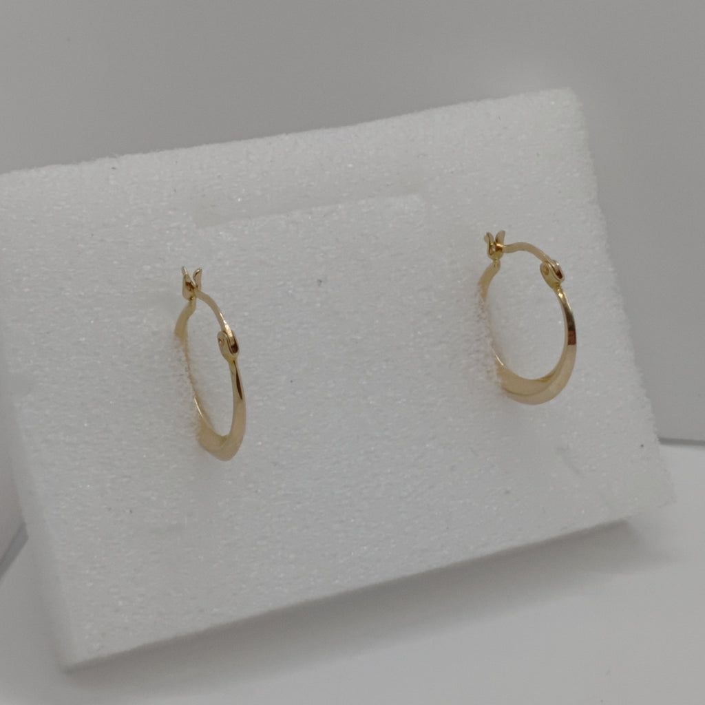 ARRACADAS PAR ORO 14 K 1.2 GRMS (SEMINUEVO)