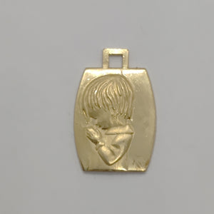 MEDALLA PERSONAL ORO 10 K 2.5 GRMS (SEMINUEVO)