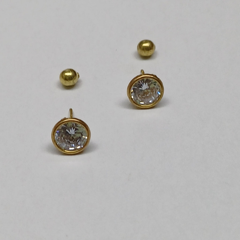 ARETES PAR ORO 10 K 1.4 GRMS (SEMINUEVO)