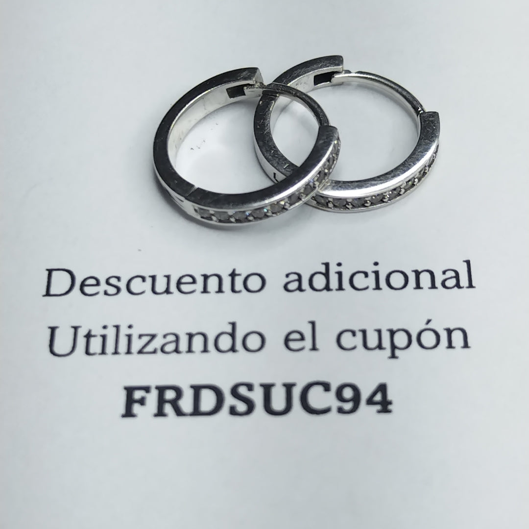 ARRACADAS PAR ORO 14 K 2 GRMS (SEMINUEVO)