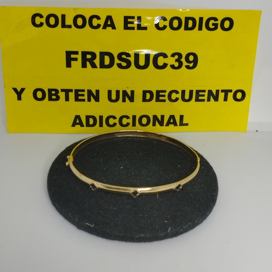 PULSERA RIGIDA ORO 14 K 7.6 GRMS (SEMINUEVO)