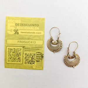 ARETES PAR ORO 10 K 2.7 GRMS (SEMINUEVO)