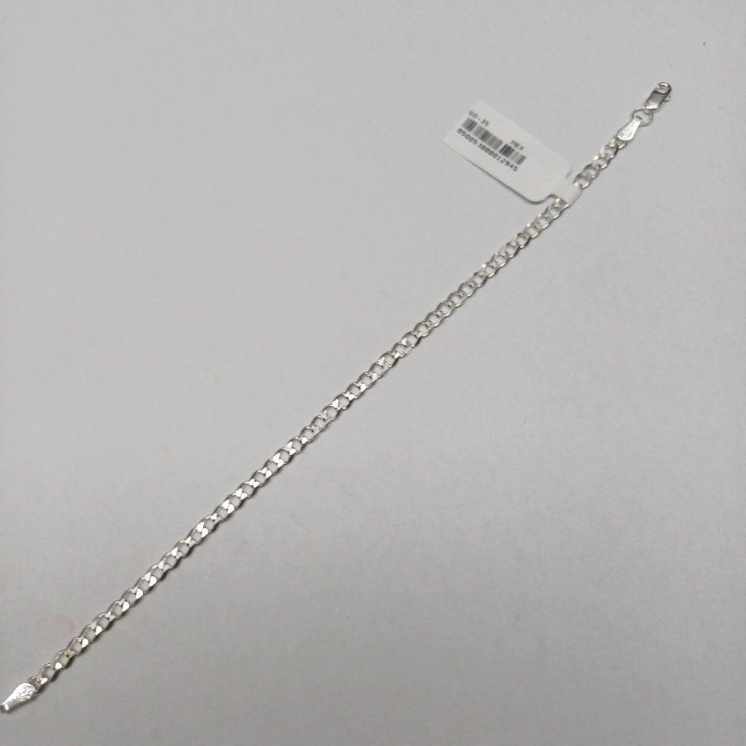 PULSERA BARBADA PLATA .925 21 CM 4.2 GR (NUEVO)
