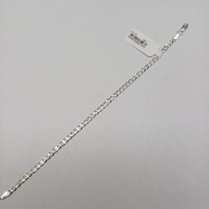 PULSERA BARBADA PLATA .925 21 CM 4.2 GR (NUEVO)