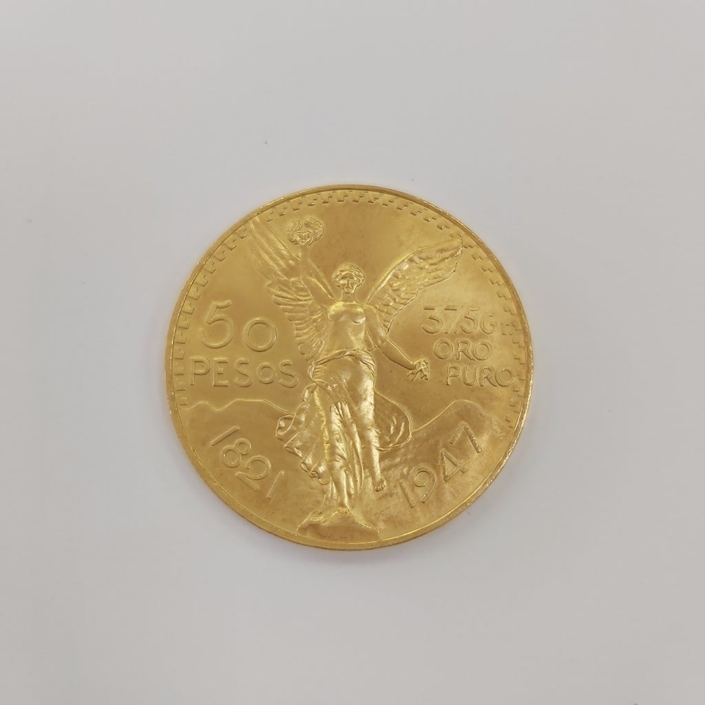 K1 41.6 GRMS 21 K IDENTIFICACIÓN MONEDA NOMINATIVA MONEDAS PESOS 50 PES (SEMINUEVO)