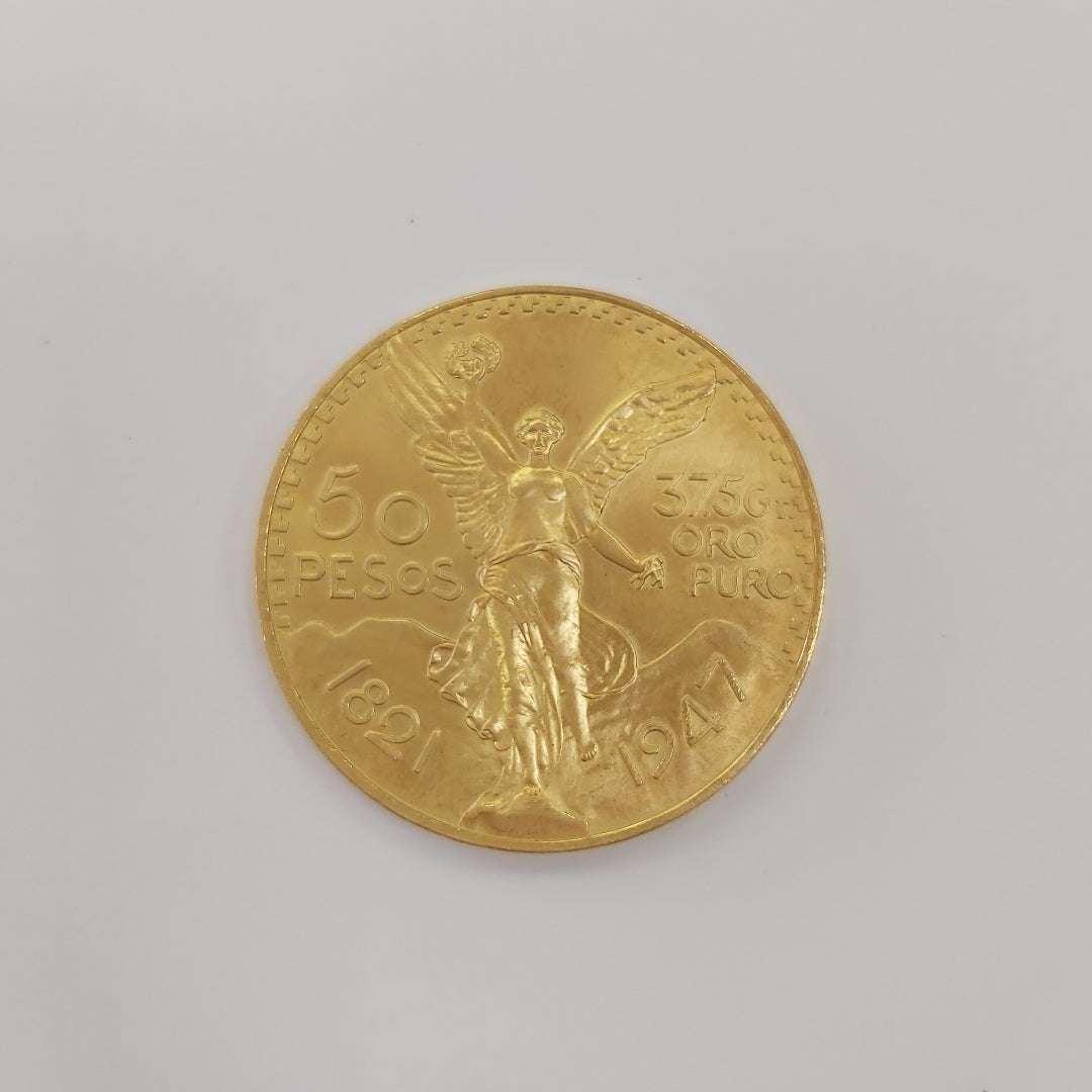 K1 41.6 GRMS 21 K IDENTIFICACIÓN MONEDA NOMINATIVA MONEDAS PESOS 50 PES (SEMINUEVO)