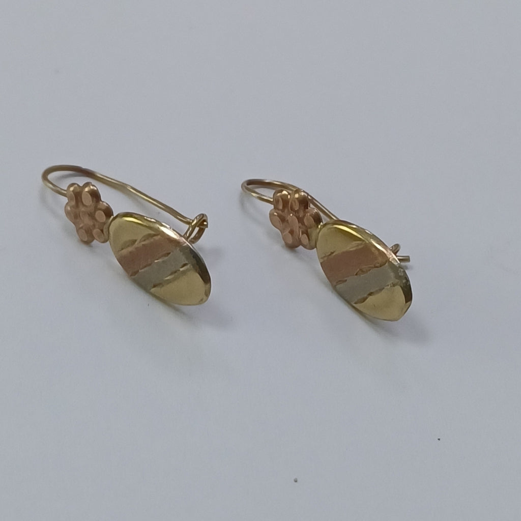 ARETES PAR ORO 10 K 1,20 GRMS (SEMINUEVO)