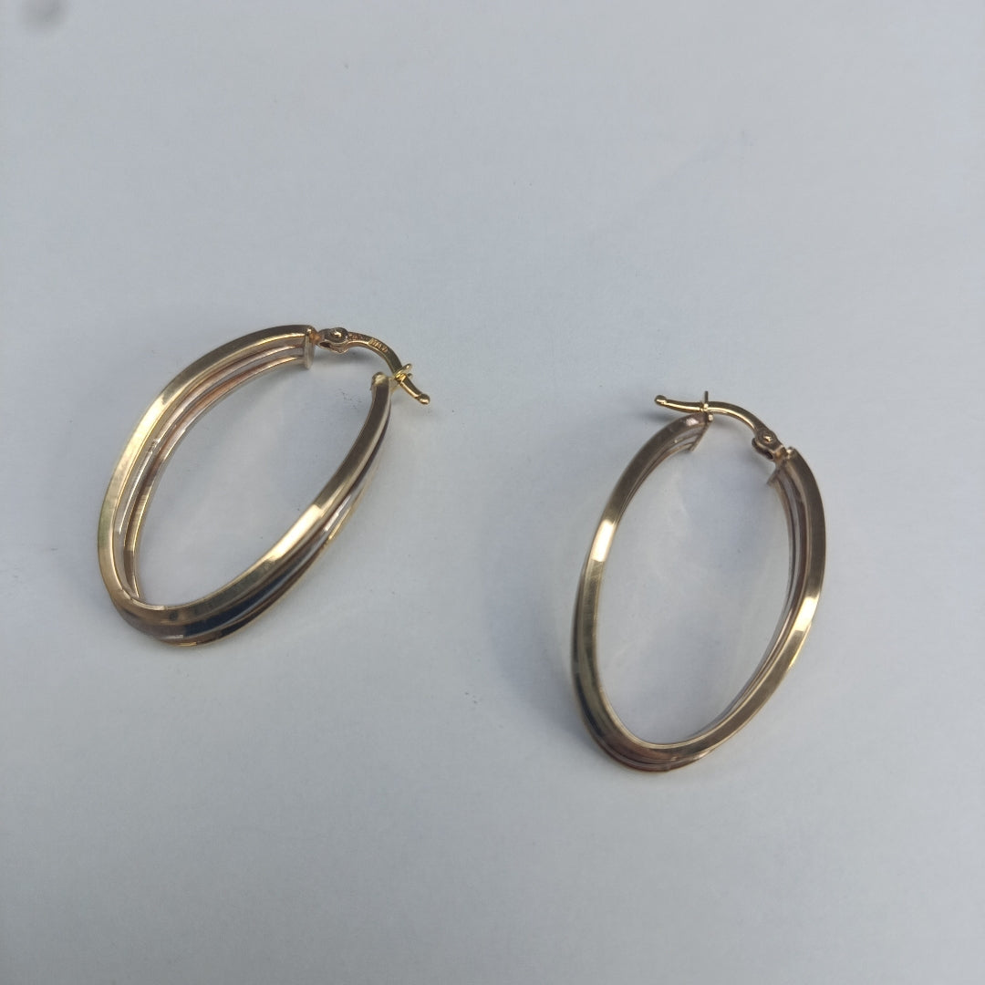 ARETES PAR ORO 14 K 3.1 GRMS (SEMINUEVO)