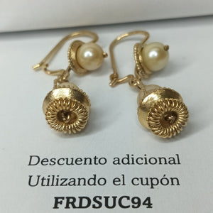 ARETES PAR ORO 10 K 6.7 GRMS (SEMINUEVO)