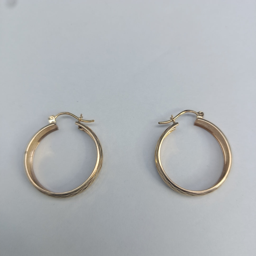 ARRACADAS PAR ORO 14 K 2.9 GRMS (SEMINUEVO)