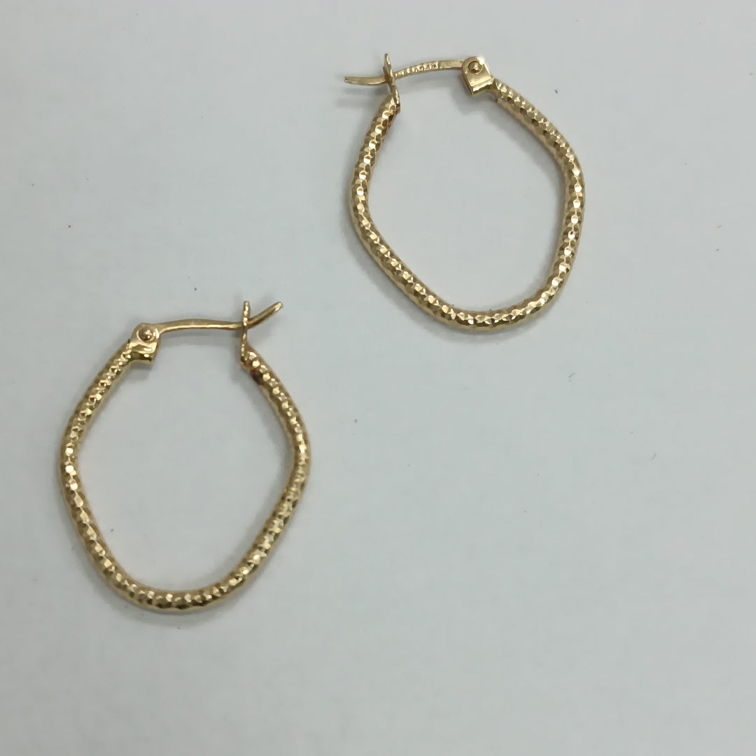 ARRACADAS PAR ORO 14 K 1.6 GRMS (SEMINUEVO)