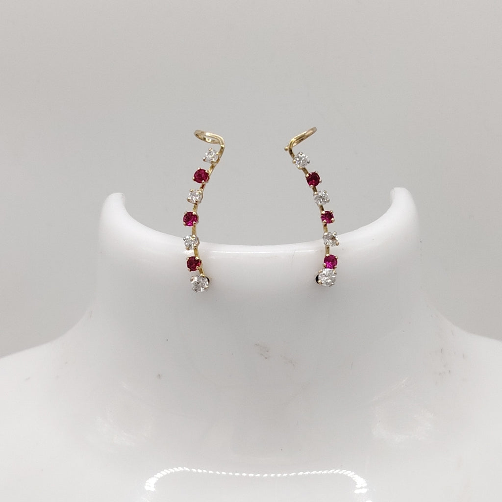 ARETES PAR ORO 10 K 1.1 GRMS (SEMINUEVO)