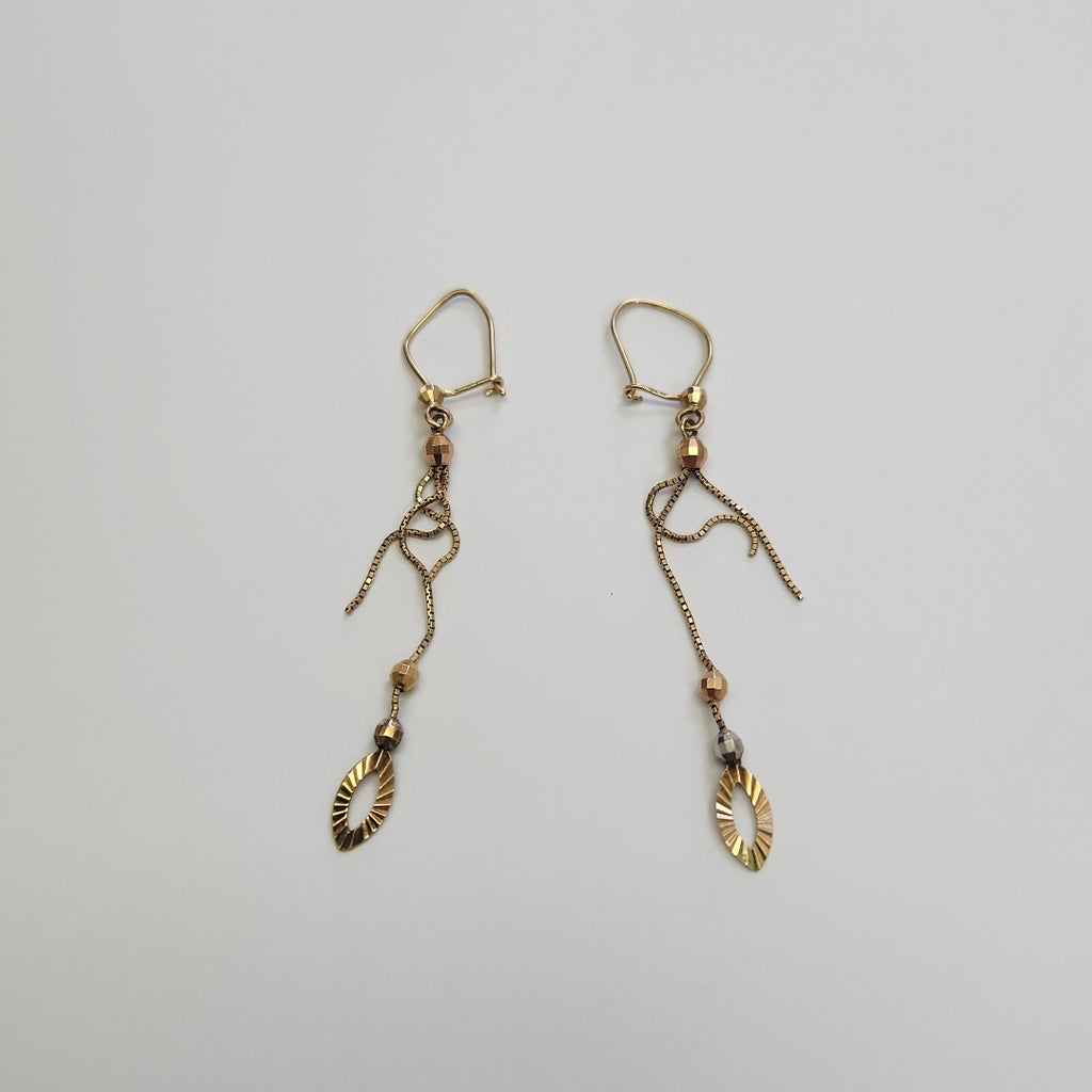 ARETES PAR ORO 14 K 1.7 GRMS (SEMINUEVO)