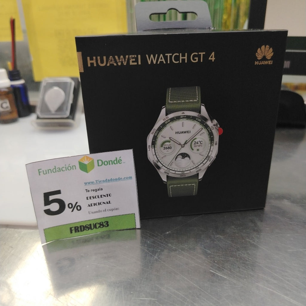 SMARTWATCH HUAWEI WATCH GT 4 PNX-B19 46 MM GPS (SEMINUEVO)