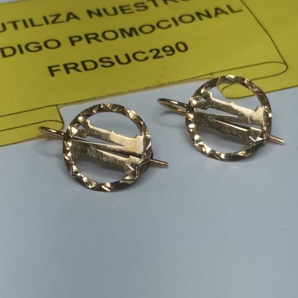 ARETES PAR ORO 10 K 1.8 GRMS (SEMINUEVO)
