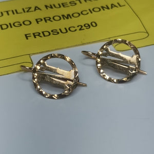 ARETES PAR ORO 10 K 1.8 GRMS (SEMINUEVO)