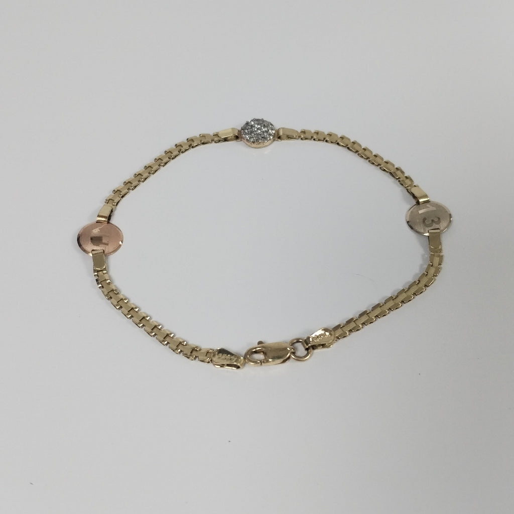 PULSERA ORO 14 K 2.9 GRMS (SEMINUEVO)