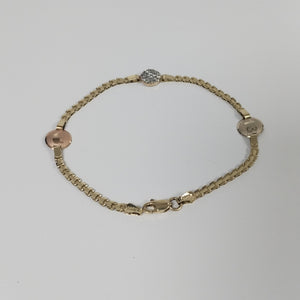 PULSERA ORO 14 K 2.9 GRMS (SEMINUEVO)