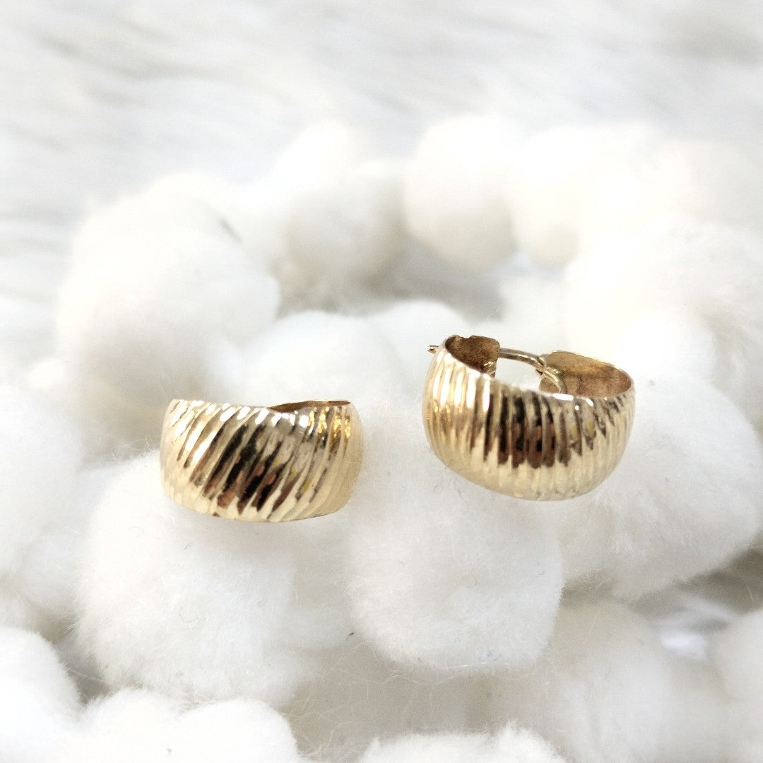 ARETES PAR ORO 14 K 2.9 GRMS (SEMINUEVO)