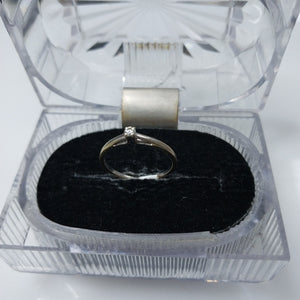ANILLO ORO BLANCO 14 K 1.4 GRMS (SEMINUEVO)