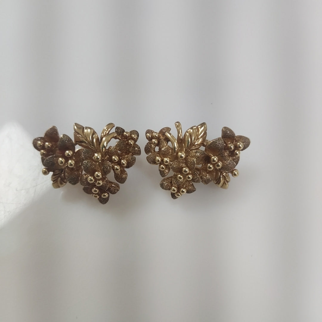 ARETES PAR ORO 14 K 10.2 GRMS (SEMINUEVO)