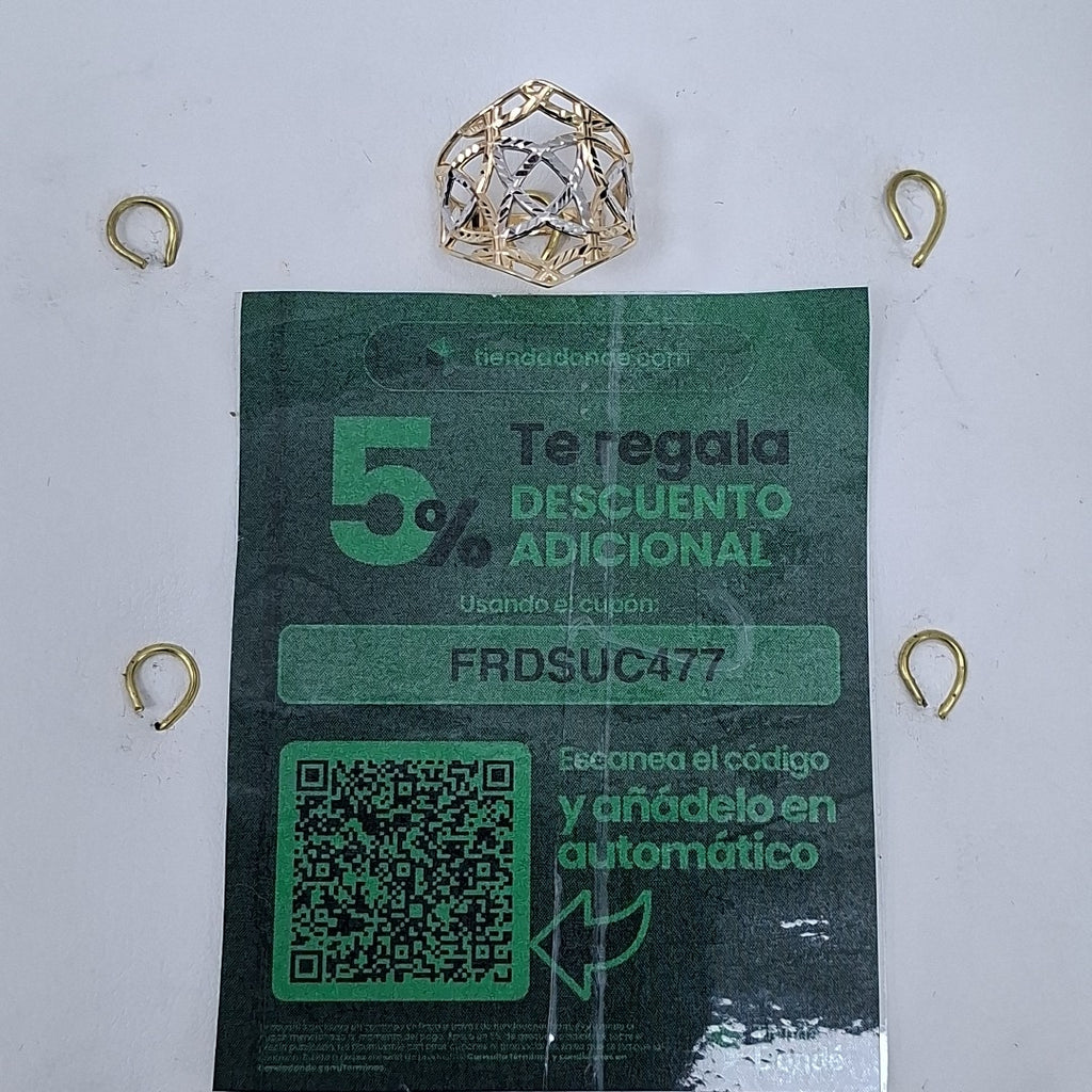 ANILLOS CON ESTRELLA CELTA 14K TALLA 6.5 2.2 GR (NUEVO)