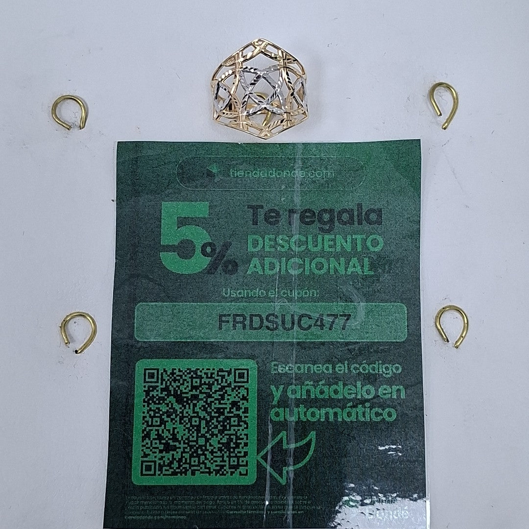 ANILLOS CON ESTRELLA CELTA 14K TALLA 6.5 2.2 GR (NUEVO)