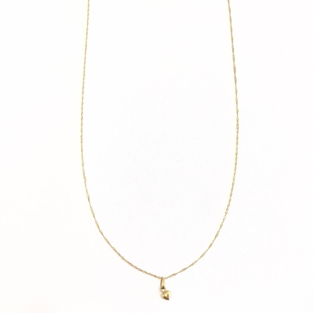 CADENA, DIJE ORO 10 K 1.5 GRMS (SEMINUEVO)