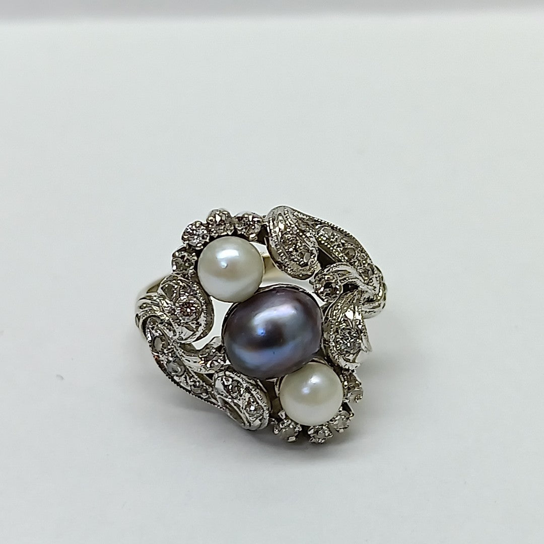 ANILLITO ORO, ORO BLANCO 14 K 6.4 GRMS (SEMINUEVO)