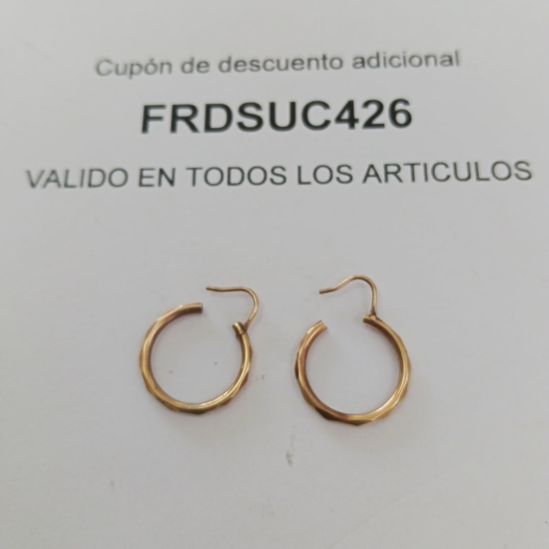 ARETES PAR ORO 10 K 0.9 GRMS (SEMINUEVO)