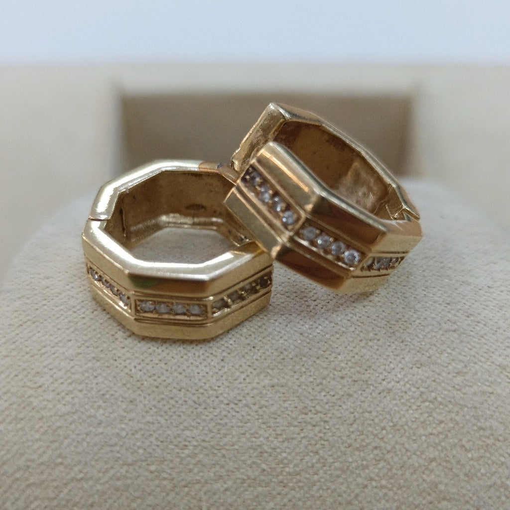 ARRACADAS PAR ORO 14 K 8,00 GRMS (SEMINUEVO)