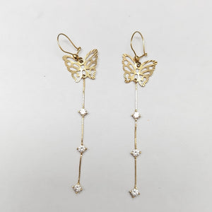 ARETES PAR ORO 14 K 2.2 GRMS (SEMINUEVO)