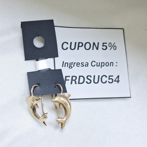 ARETES PAR ORO 10 K 1,10 GRMS (SEMINUEVO)
