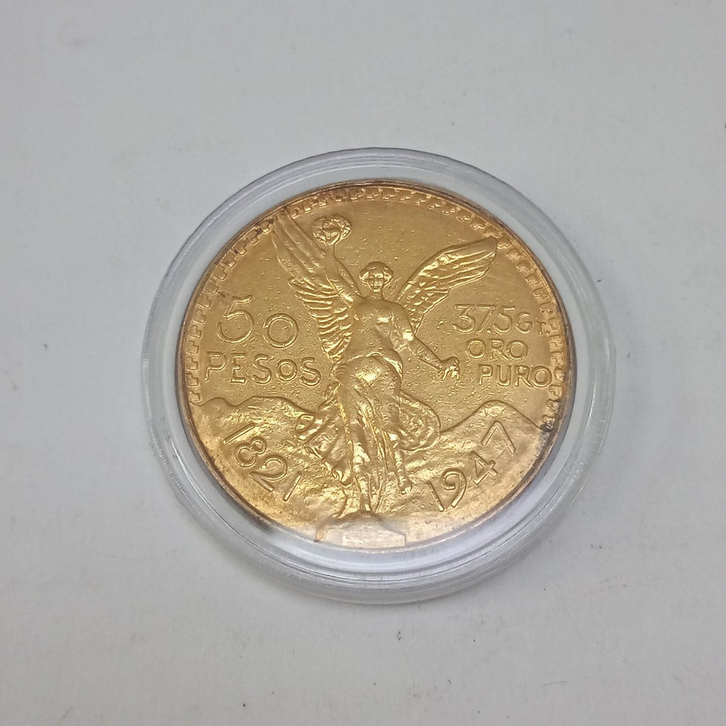 K1 41.6 GRMS 21 K IDENTIFICACIÓN MONEDA NOMINATIVA MONEDAS PESOS 50 PESOS (SEMINUEVO)