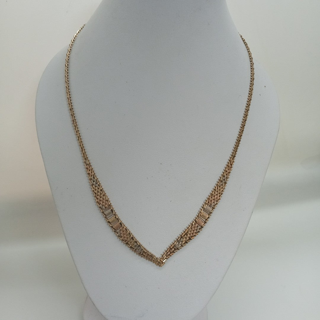 CADENA ORO COMBINADO 10 K 15.1 GRMS (SEMINUEVO)
